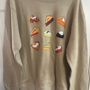 Living Fully by “Pie Til I Die”Ladies Sweatshirt Size Medium ***SOLD OUT***